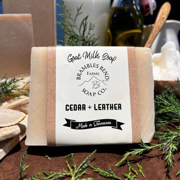 Cedar & Leather Goat Milk Soap