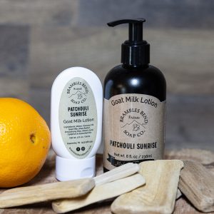 Patchouli Sunrise Goat Milk Lotion - Brambles Bend Farms Soap Company