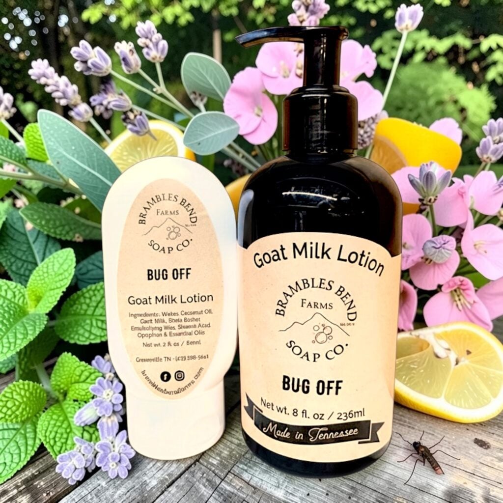 Bug Off Goat Milk Lotion 2oz and 8oz