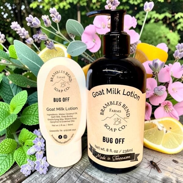 Bug Off Goat Milk Lotion 2oz and 8oz
