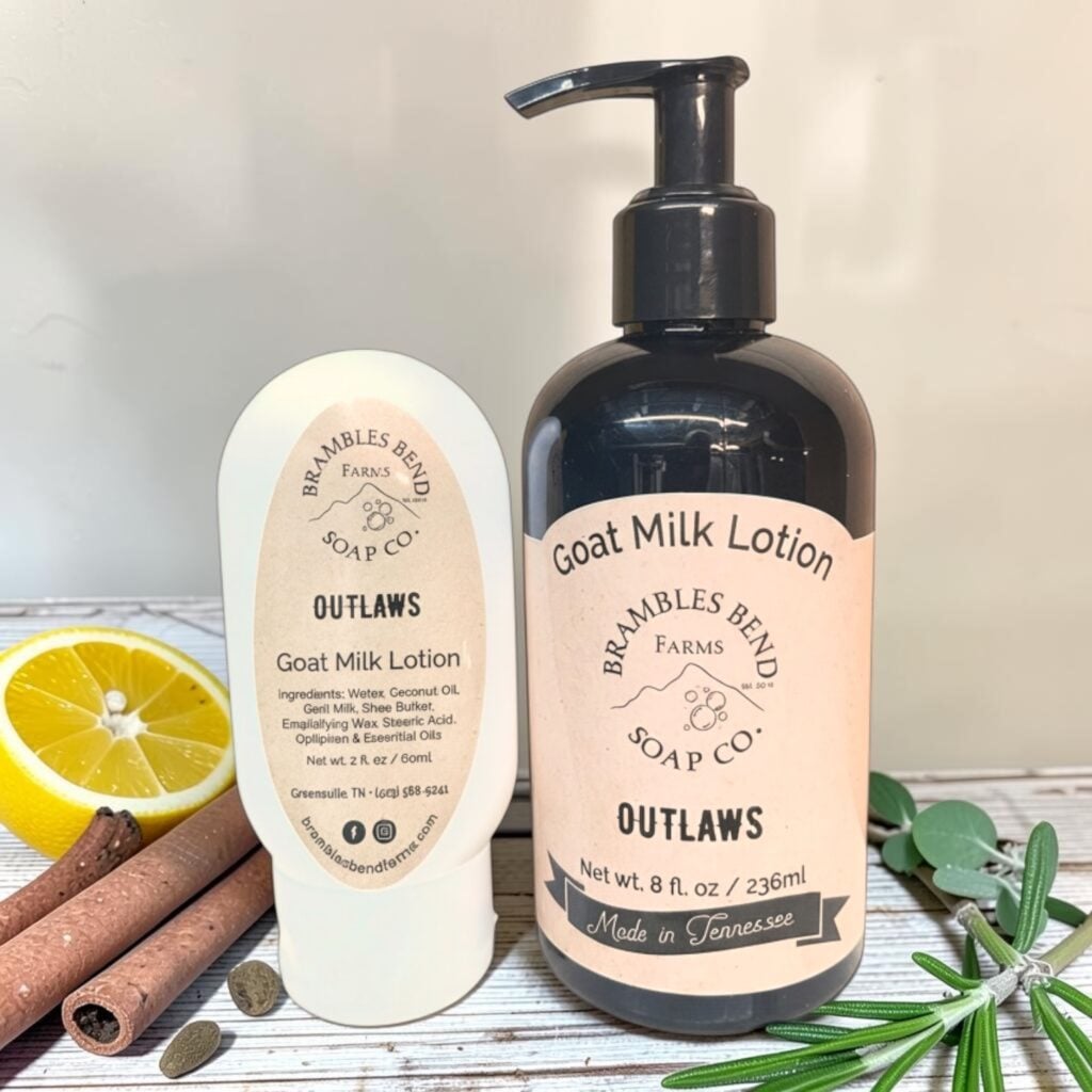 Outlaws Goat MIlk Lotions 2oz and 8oz