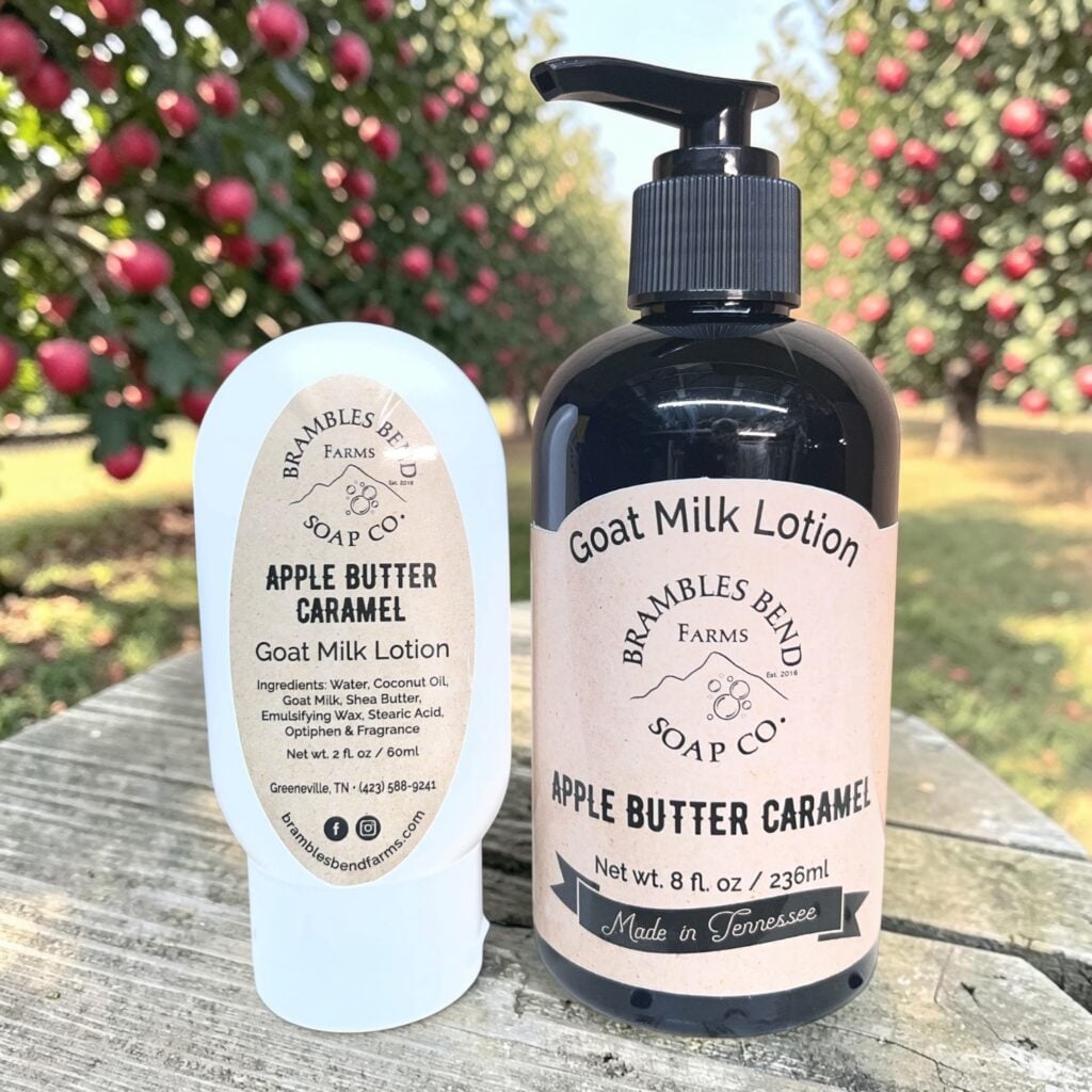 Apple Butter Caramel Goat Milk Lotion 8oz and 2oz
